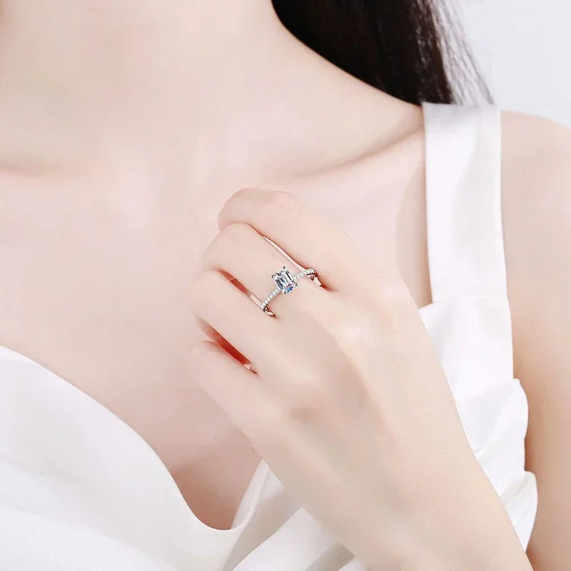 1 CT Emerald Cut Ring