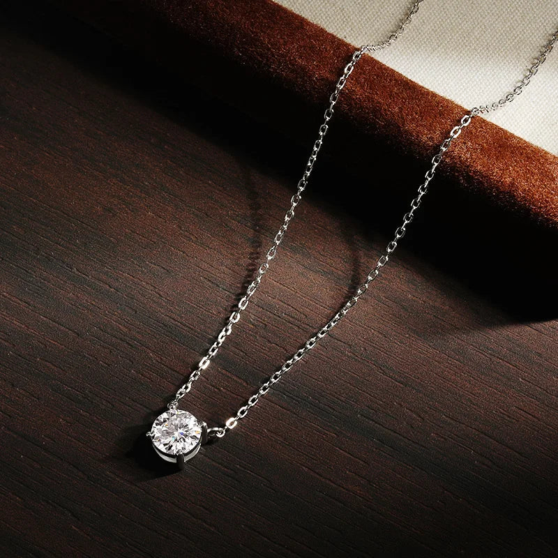 2ct D VVS1 Solitaire Pendant Necklace