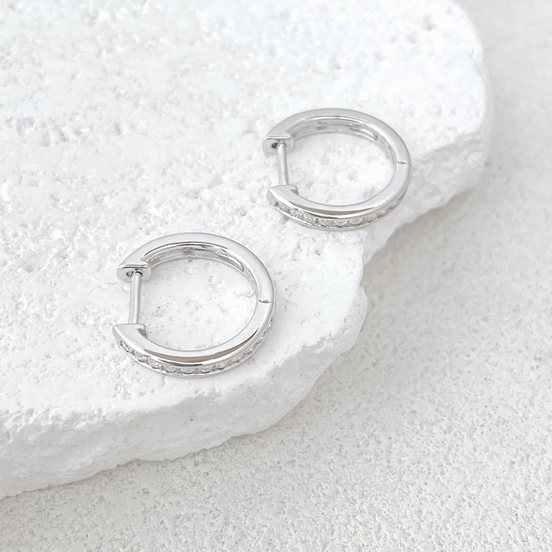 D Color Hoop Earrings