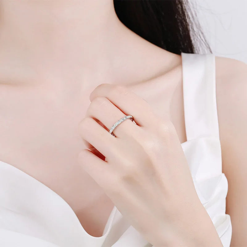 0.16 CT Half Circle Ring