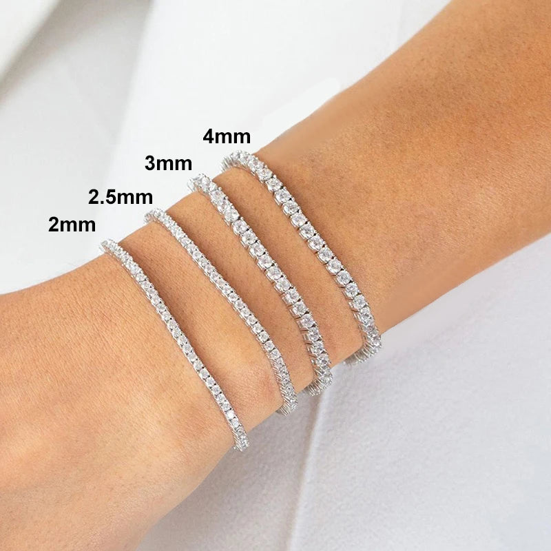 4mm Elegant Tennis Bracelet