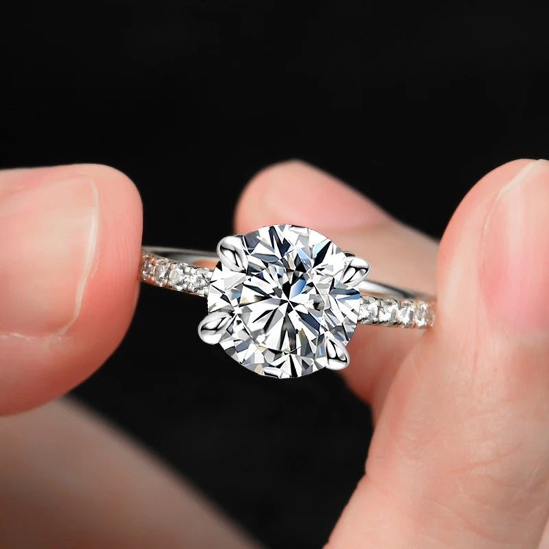 5 CT D Color Ring Eternity Band