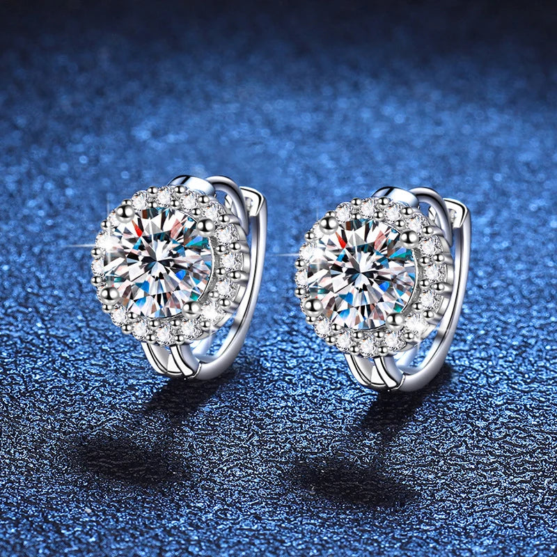 1 CT 6.5mm Earrings
