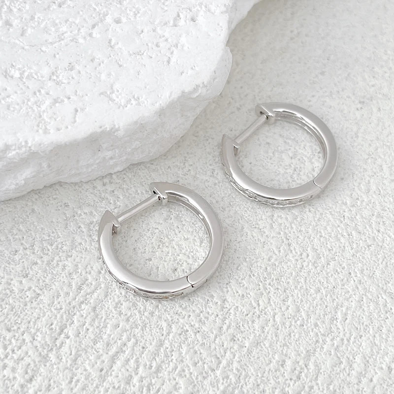 D Color Hoop Earrings