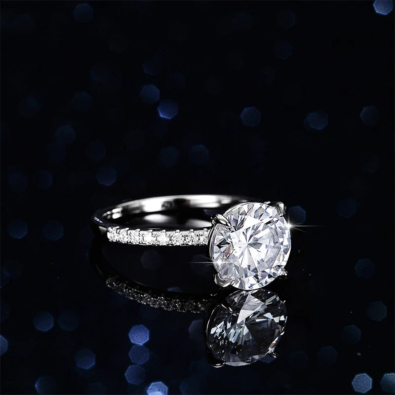 5 CT D Color Ring Eternity Band