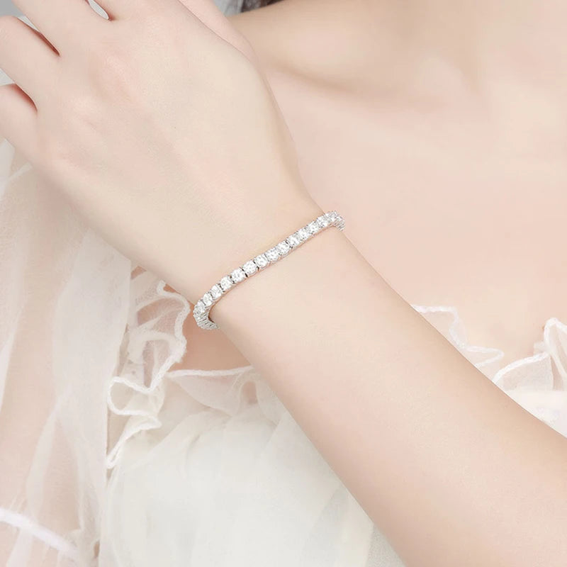 4mm Elegant Tennis Bracelet