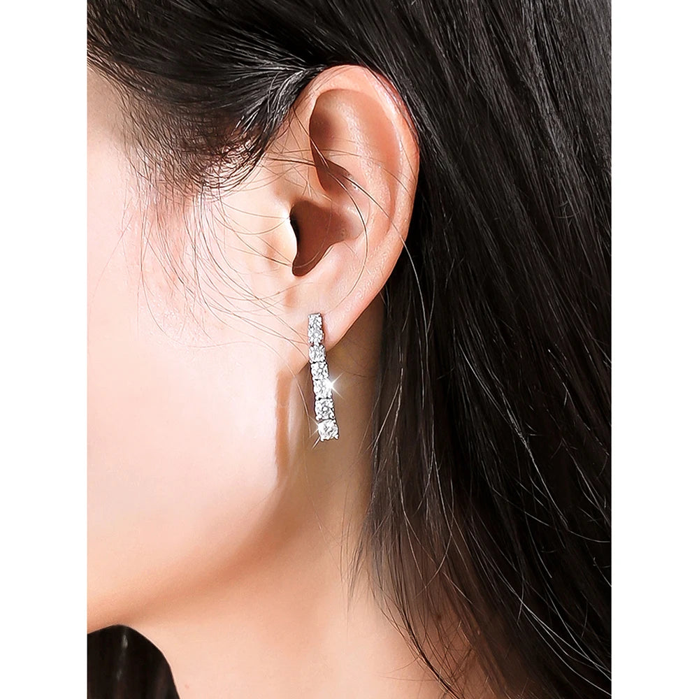 D VVS1 Pendant Earrings