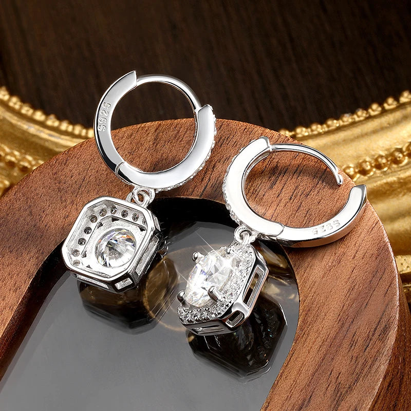 0,5 CT D Color Earrings