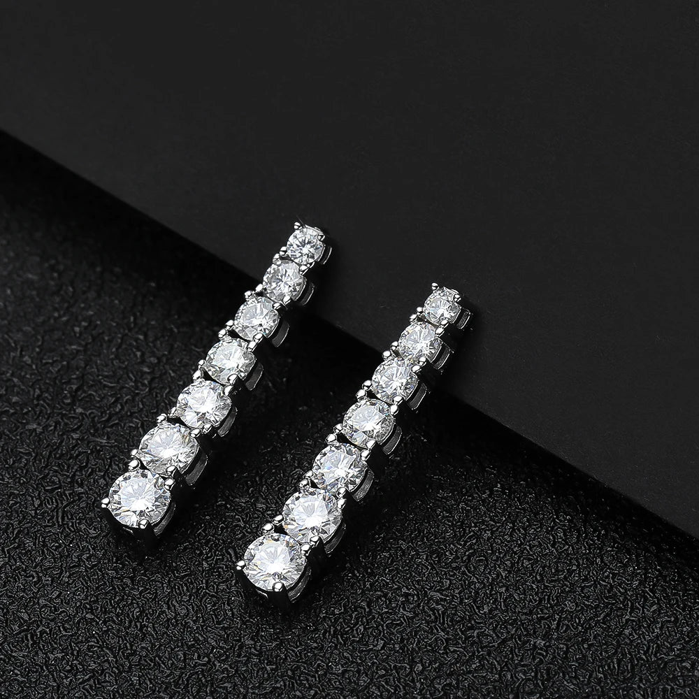D VVS1 Pendant Earrings