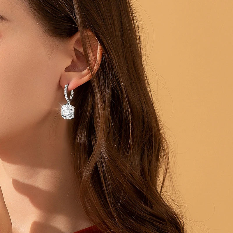 0,5 CT D Color Earrings