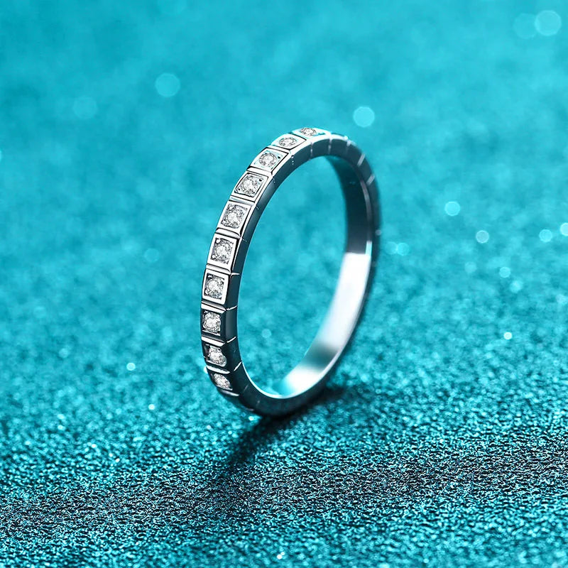 0.16 CT Half Circle Ring