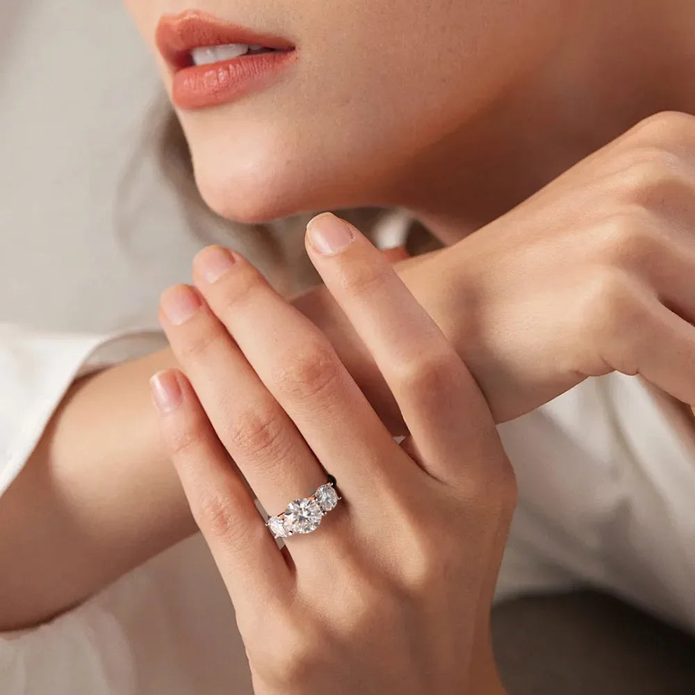 5 CT 3-Stone Engagement Ring