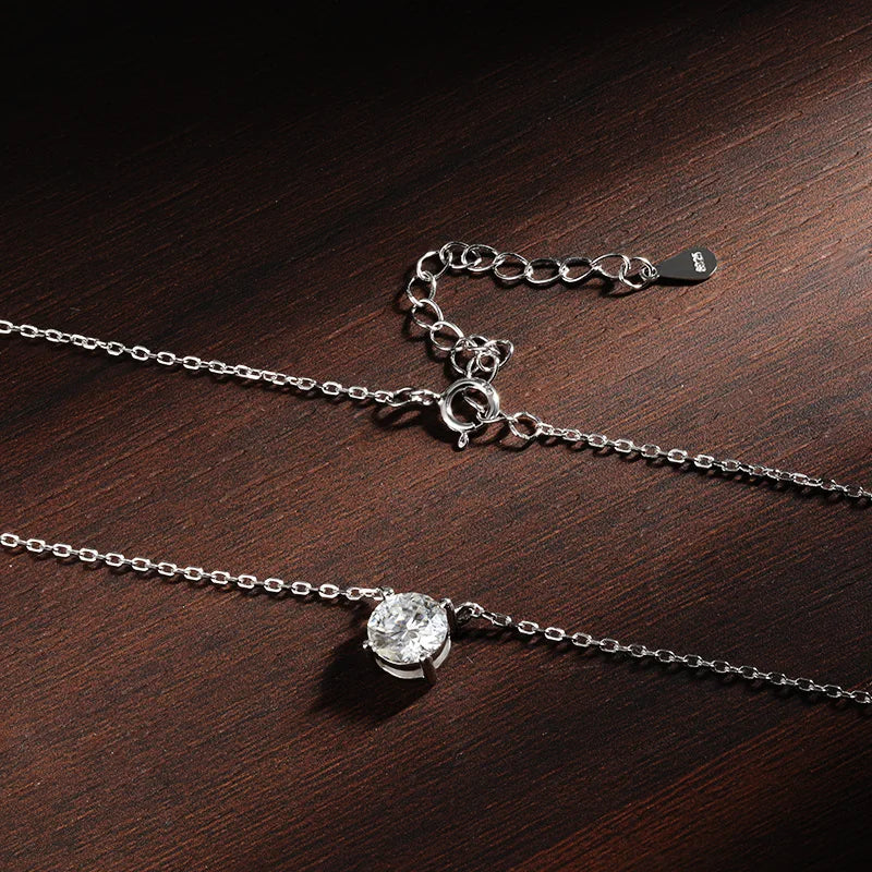 2ct D VVS1 Solitaire Pendant Necklace
