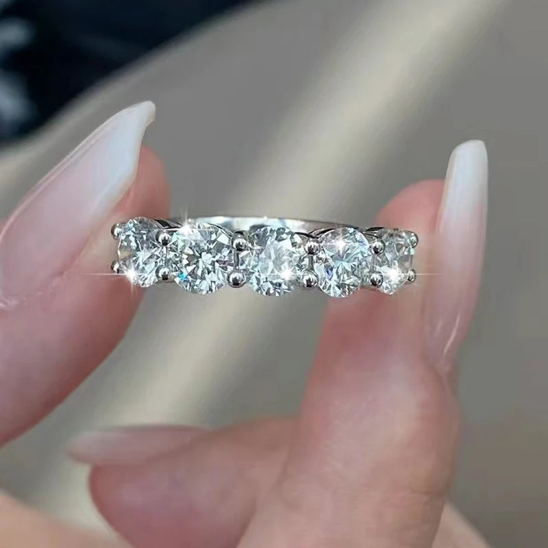 1,5 CT 5 Stone Ring