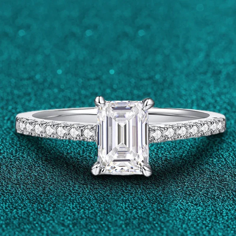 1 CT Emerald Cut Ring