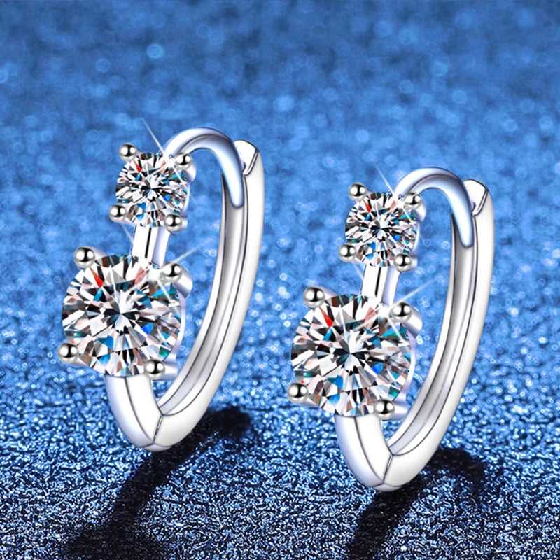 D Color Hoop Earrings