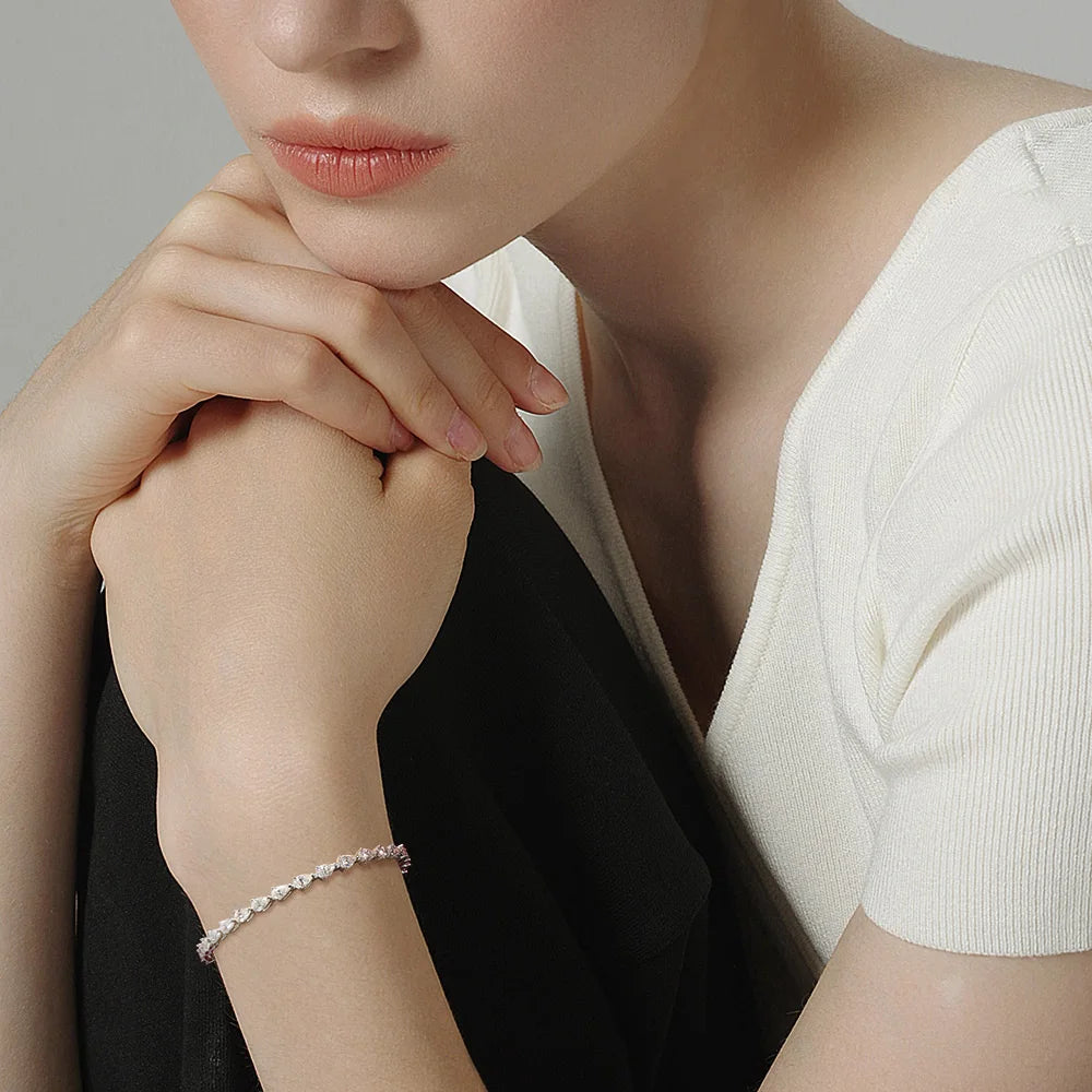 Pear Cut Tennis Bracelet