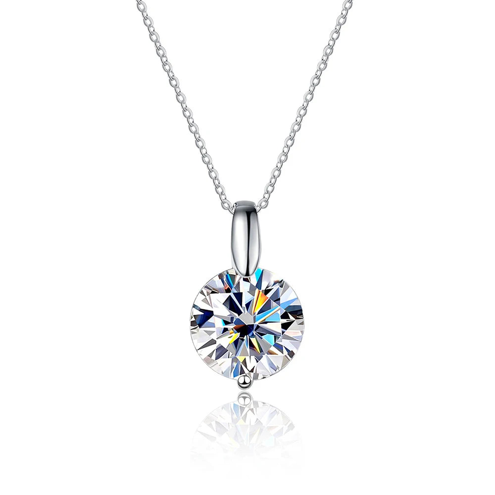 2CT D VVS1 Diamond Pendant Necklace