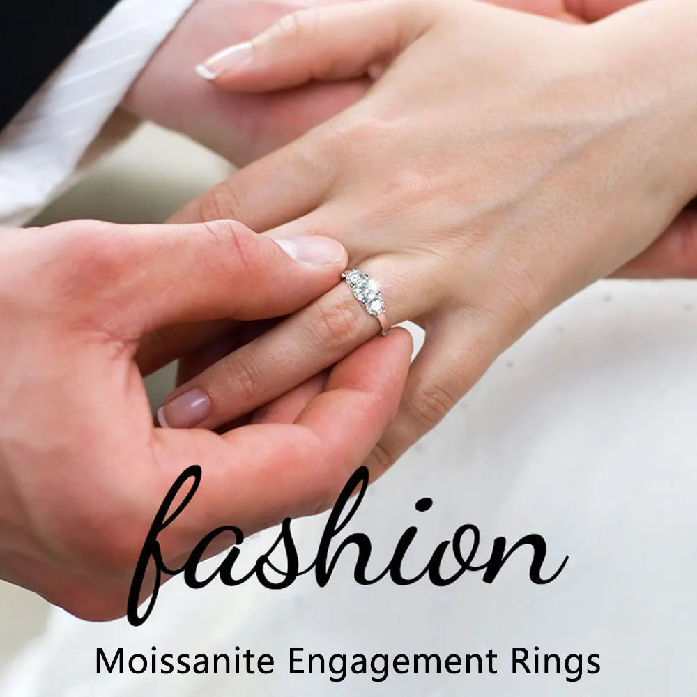 5 CT 3-Stone Engagement Ring