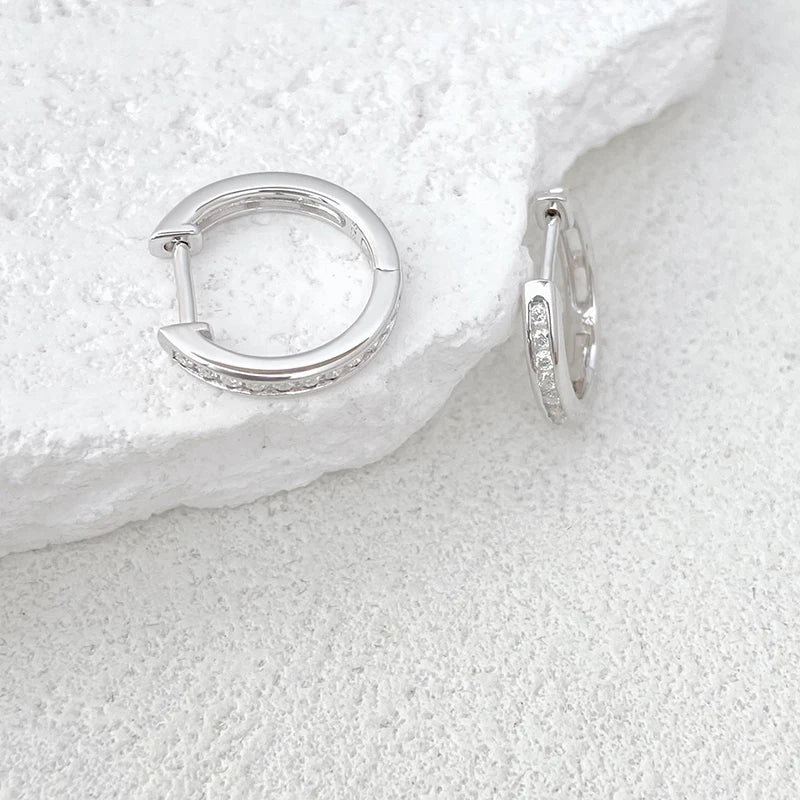D Color Hoop Earrings