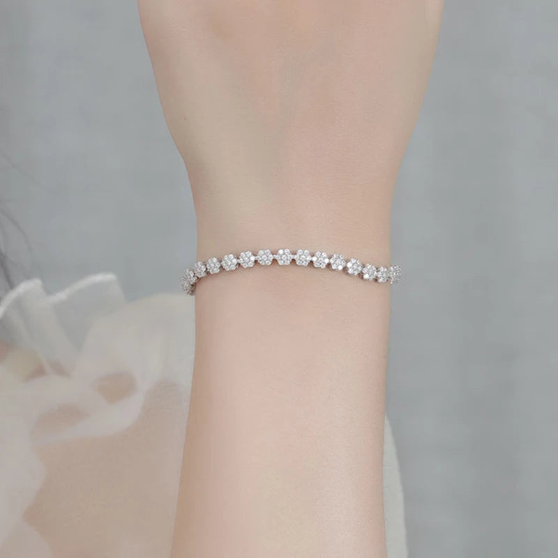 D Color VVS1 Tennis Bracelet