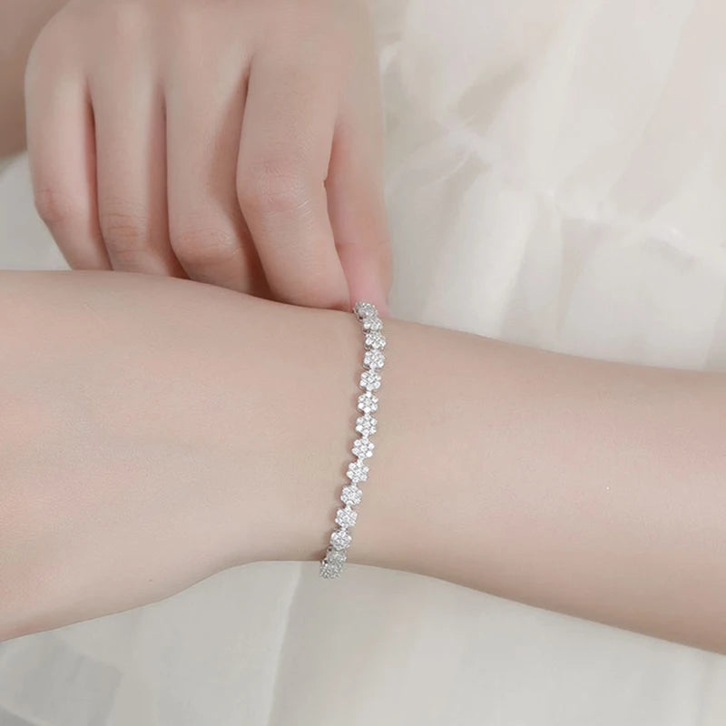 D Color VVS1 Tennis Bracelet