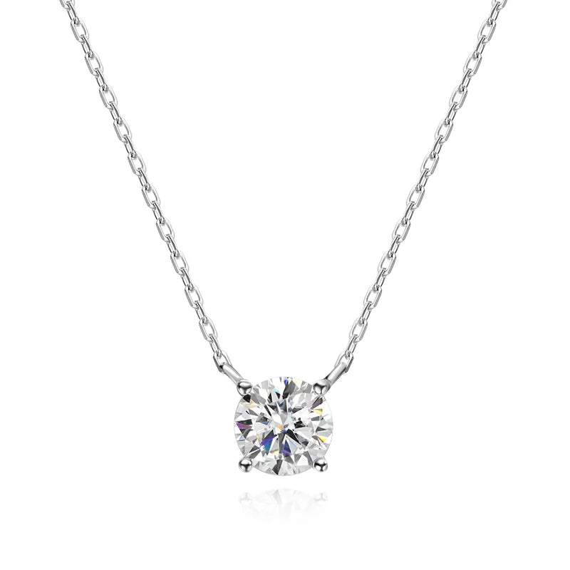 2ct D VVS1 Solitaire Pendant Necklace