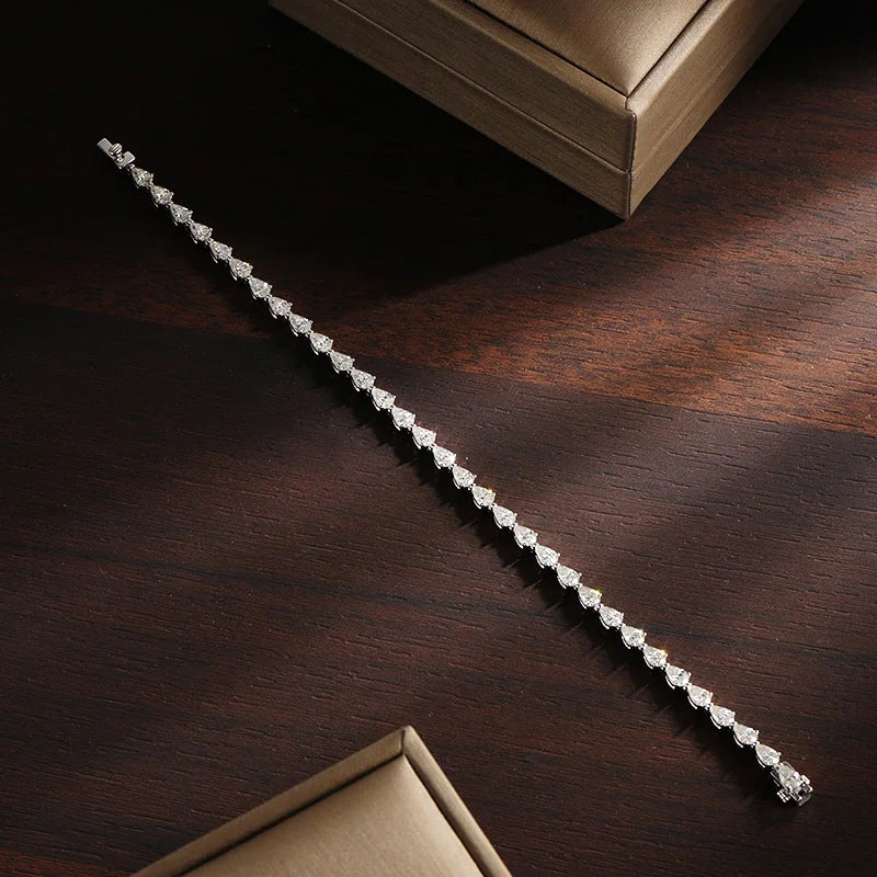 Pear Cut Tennis Bracelet