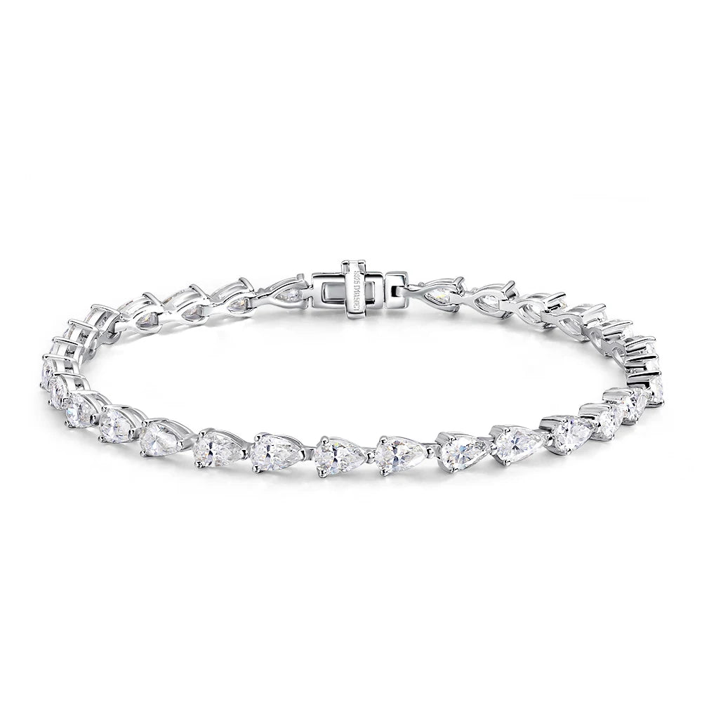Pear Cut Tennis Bracelet