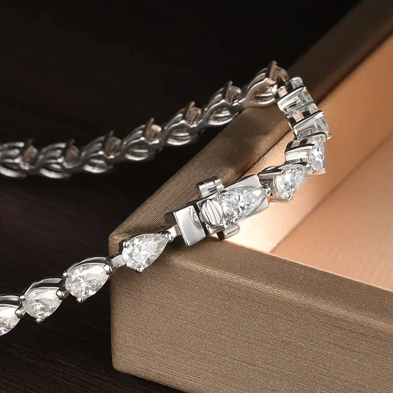 Pear Cut Tennis Bracelet