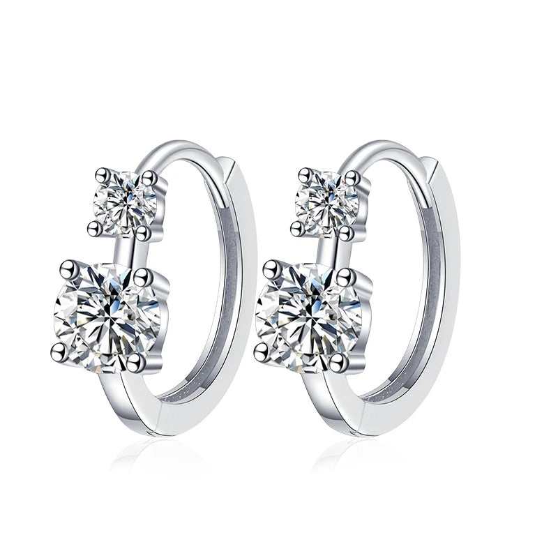D Color Hoop Earrings