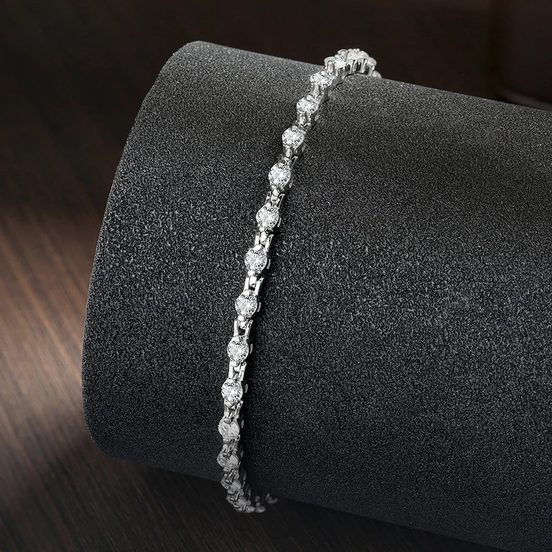 3mm D VVS1 Tennis Bracelet
