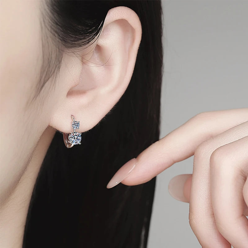 D Color Hoop Earrings