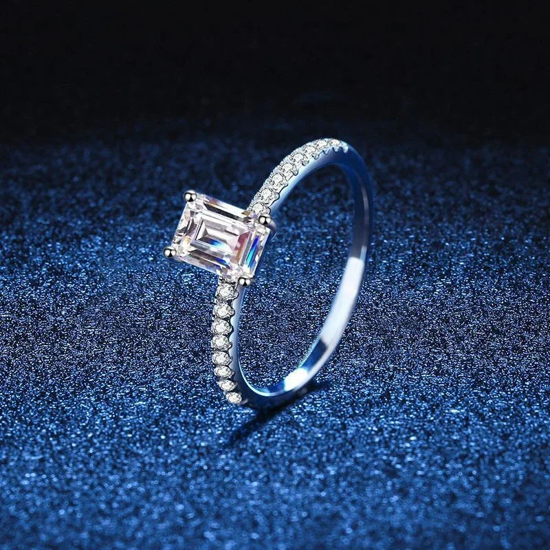 1 CT Emerald Cut Ring