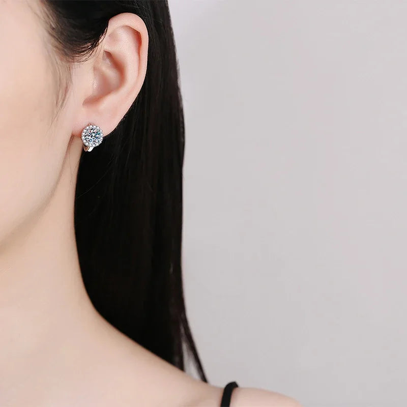 1 CT 6.5mm Earrings