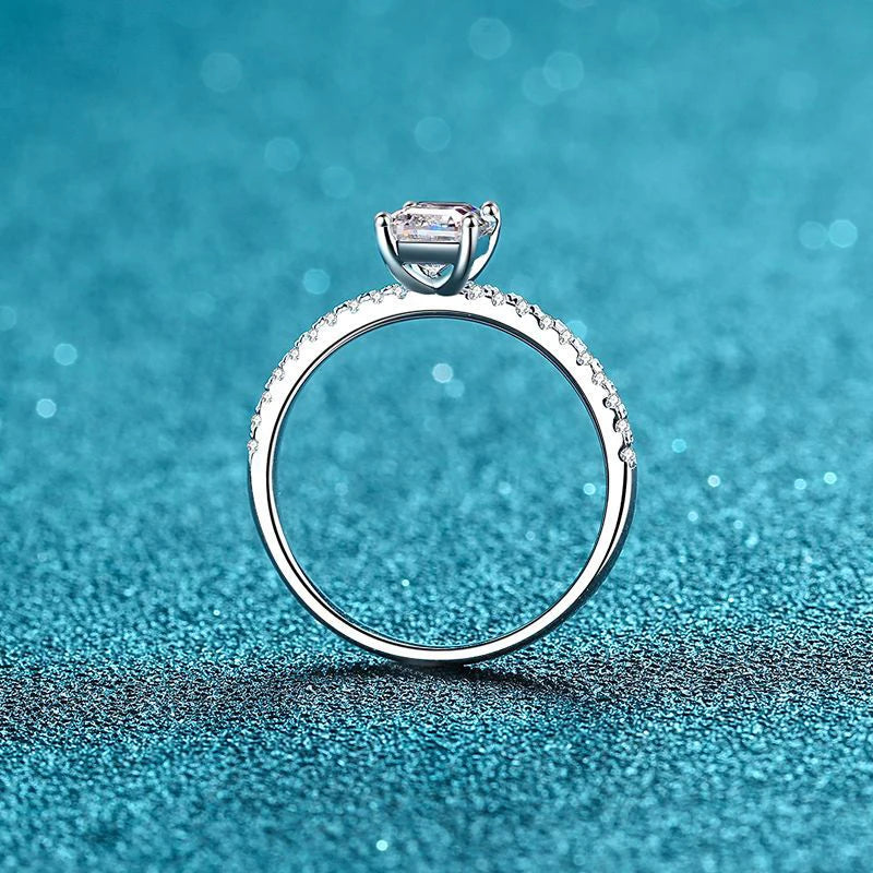 1 CT Emerald Cut Ring
