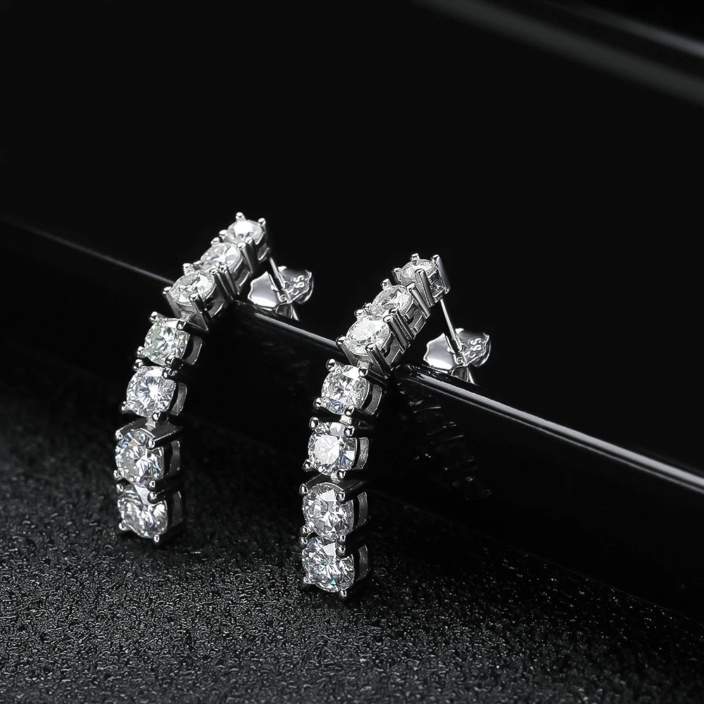 D VVS1 Pendant Earrings
