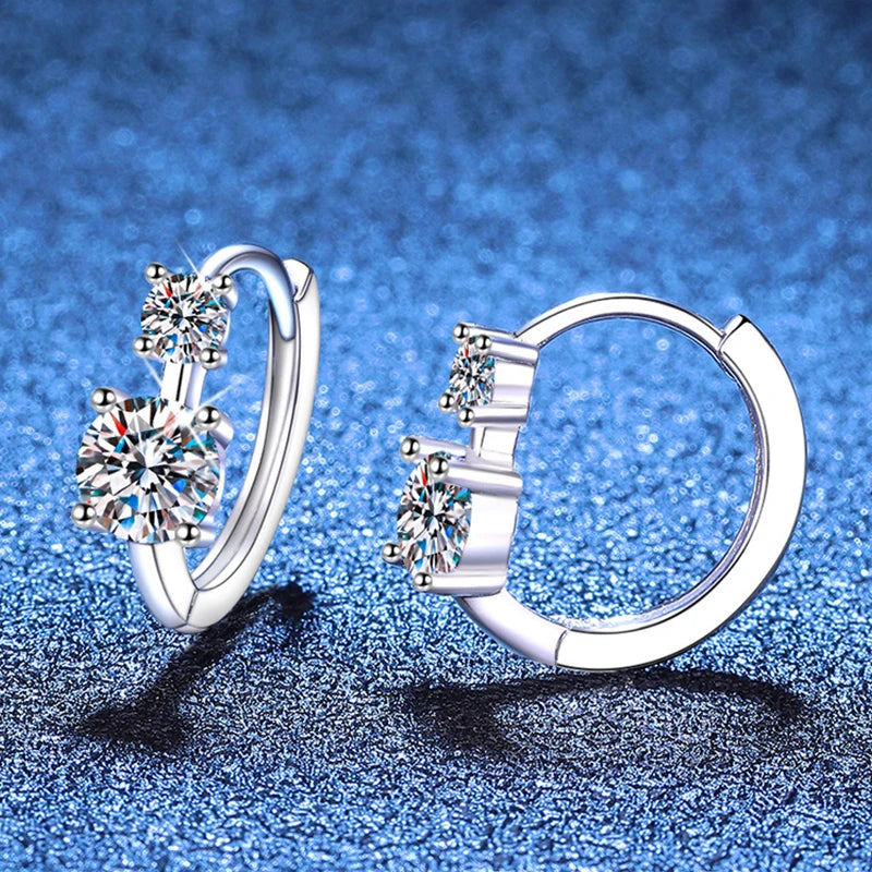 D Color Hoop Earrings