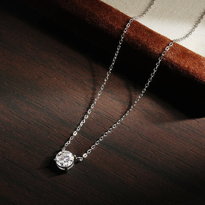 2ct D VVS1 Solitaire Pendant Necklace