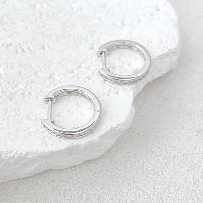 D Color Hoop Earrings