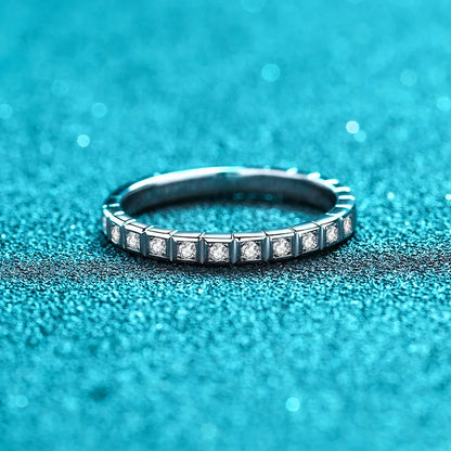 0.16 CT Half Circle Ring