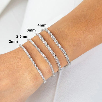 4mm Elegant Tennis Bracelet