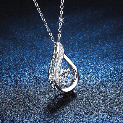 1ct 6.5mm Pendant Necklace