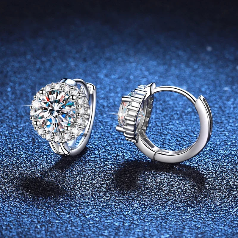 1 CT 6.5mm Earrings