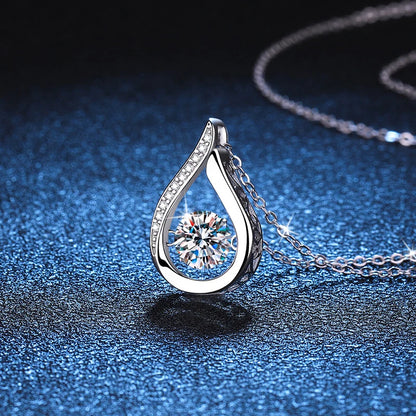 1ct 6.5mm Pendant Necklace