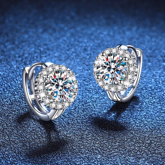 1 CT 6.5mm Earrings