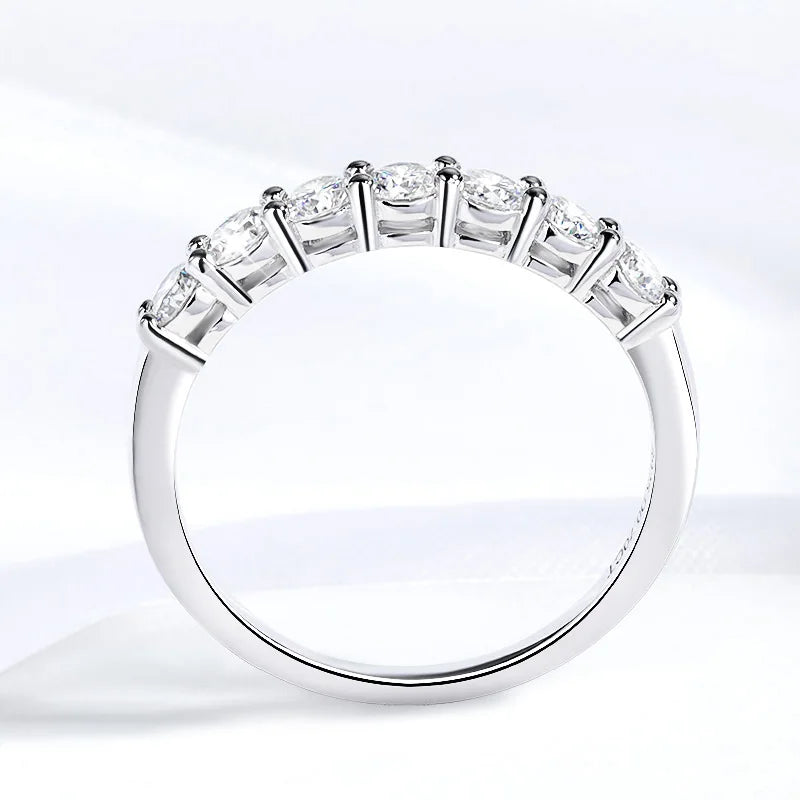 0.7CT Ring – Stackable Band with 3mm Gemstone