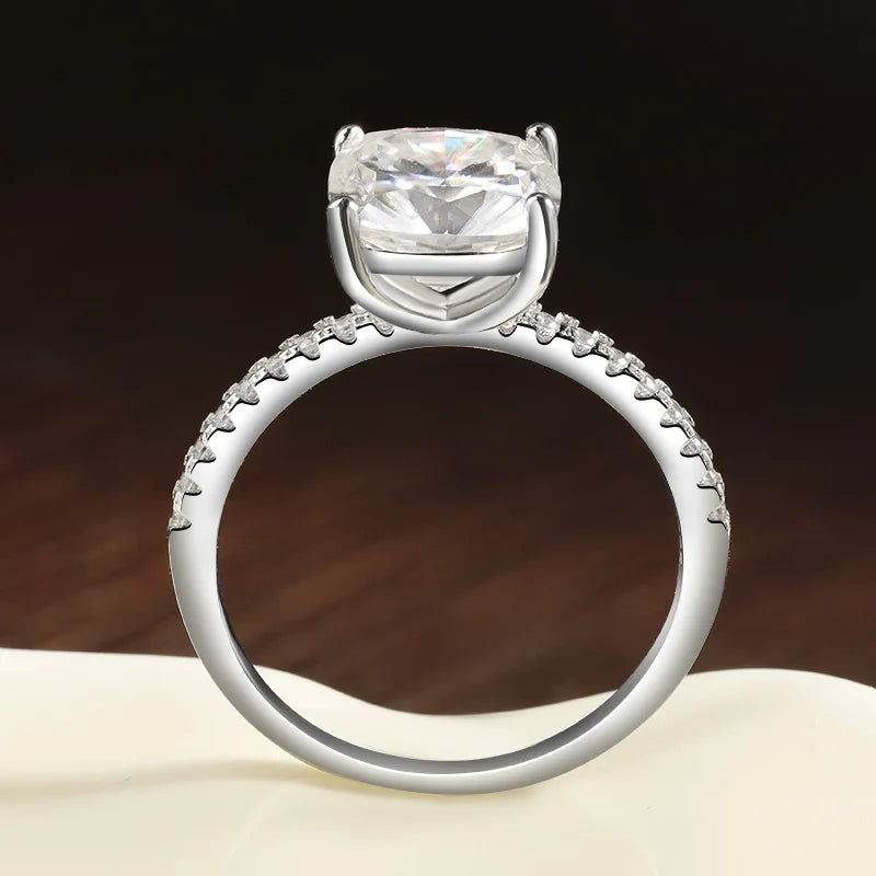 3 CT D VVS1 Cushion Ring