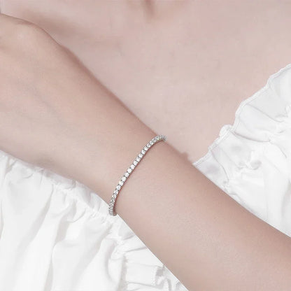 2.5mm D VVS1 Tennis Bracelet