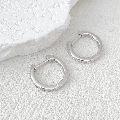 D Color Hoop Earrings